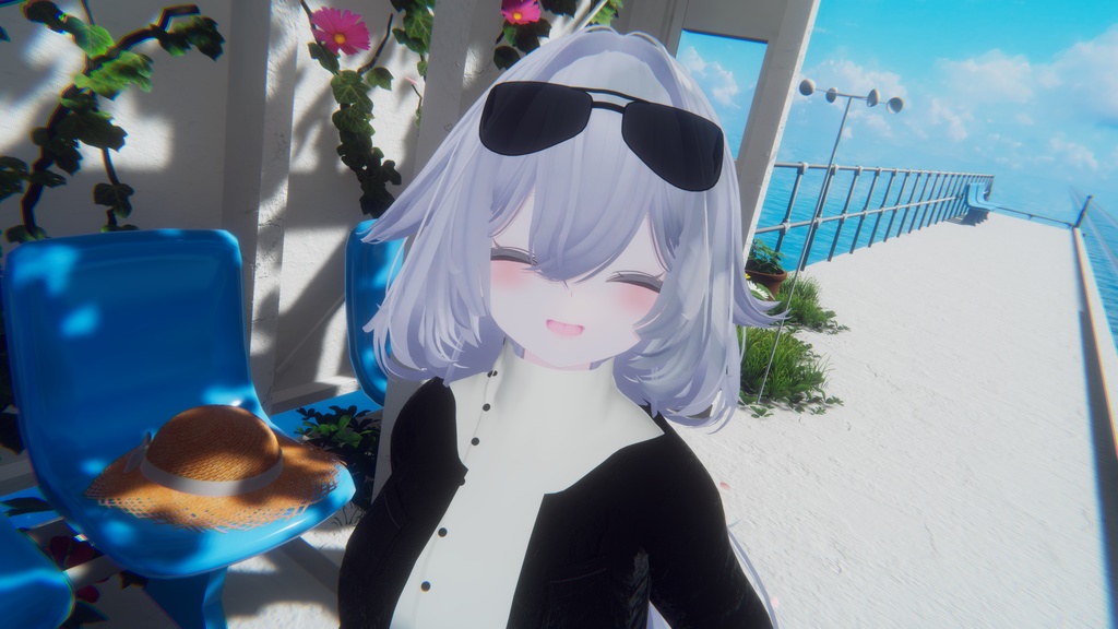 【複数アバター対応】 Leather mode 【モード-マニッシュパンツスタイル】