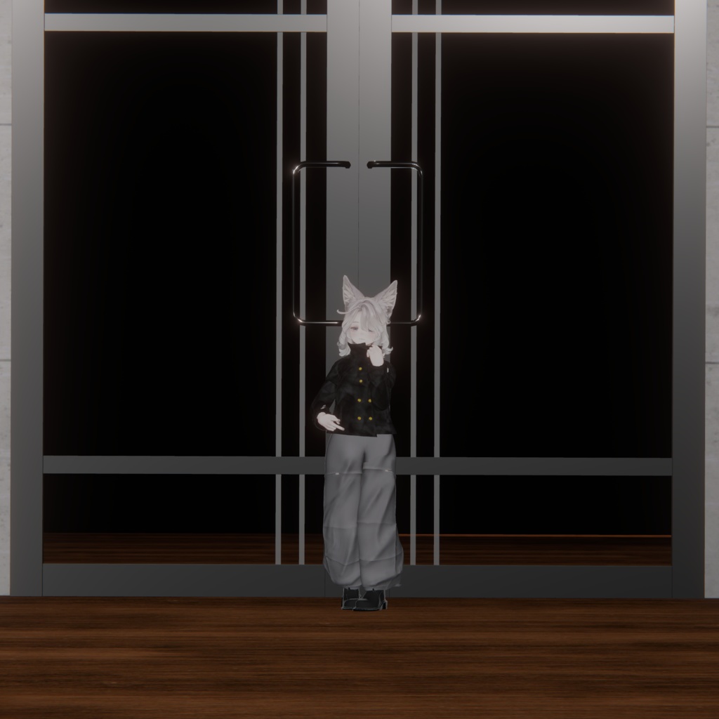 【複数アバター対応】 angelo nero 【テック-ストリートパンツスタイル】