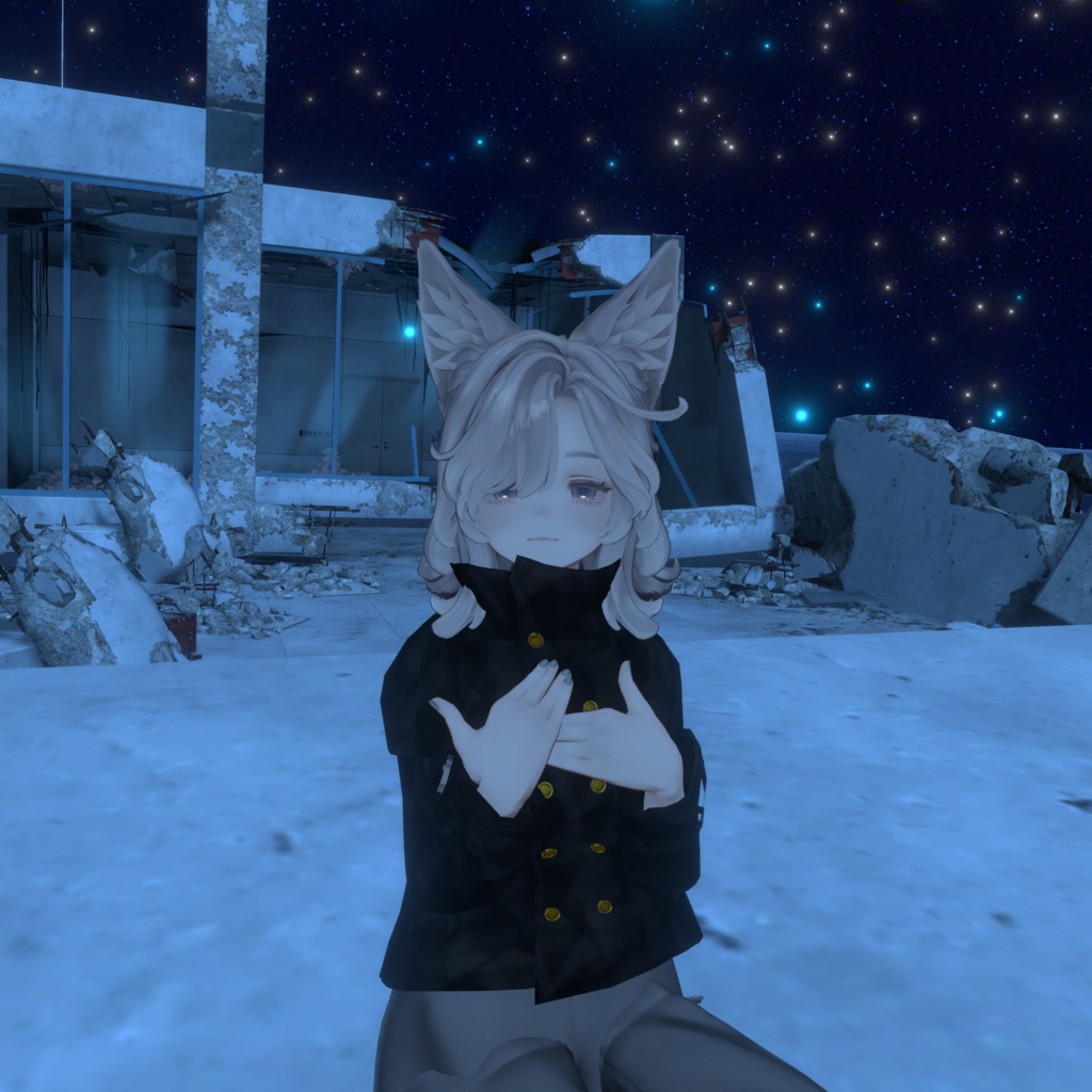 【複数アバター対応】 angelo nero 【テック-ストリートパンツスタイル】