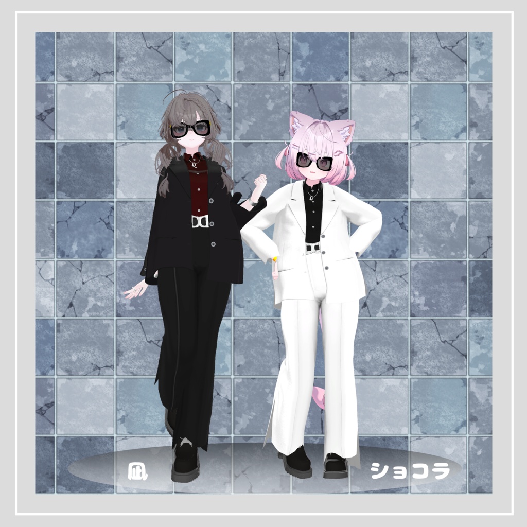 【モード・ハイエンドパンツスタイル】 White Butterfly 【複数アバター対応】