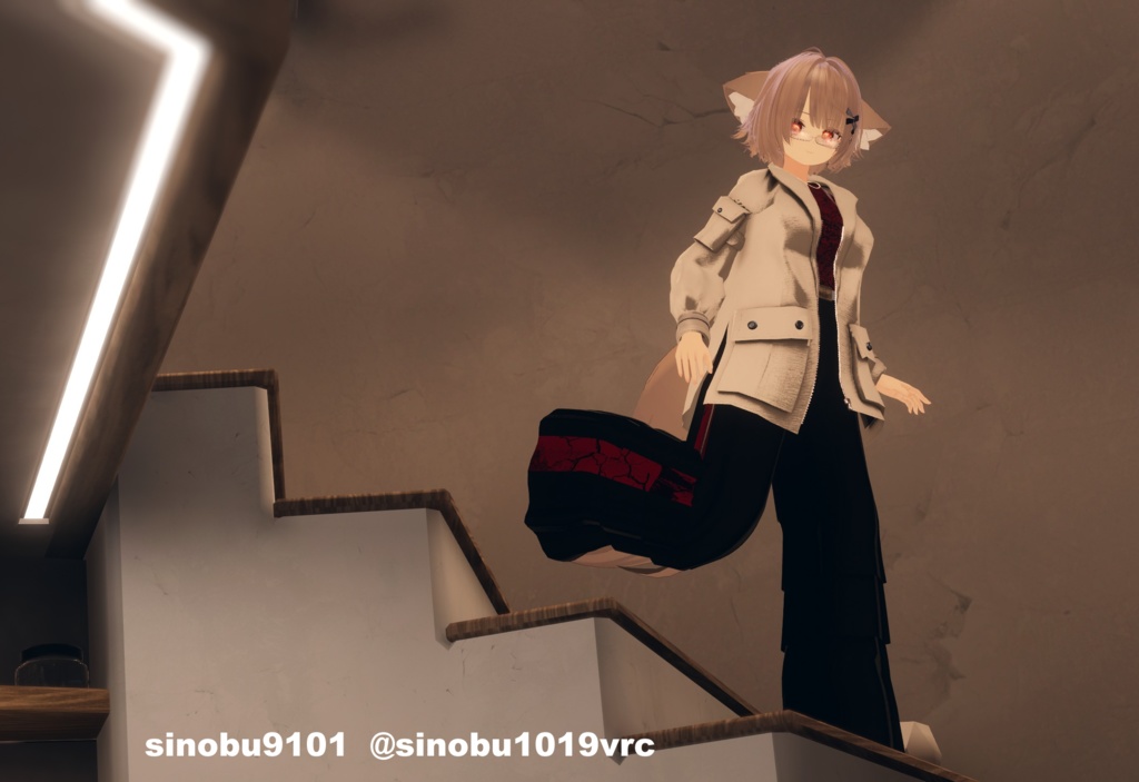 【18アバター対応】 Crimson Ar 【ミリタリー-ストリートパンツスタイル】