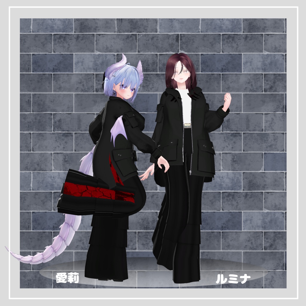 【18アバター対応】 Crimson Ar 【ミリタリー-ストリートパンツスタイル】