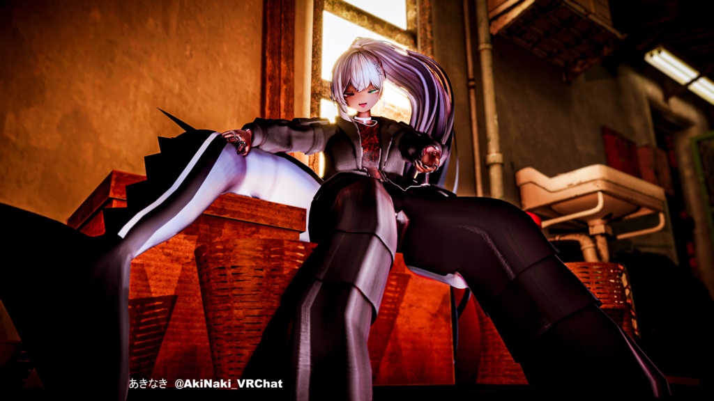 【18アバター対応】 Crimson Ar 【ミリタリー-ストリートパンツスタイル】