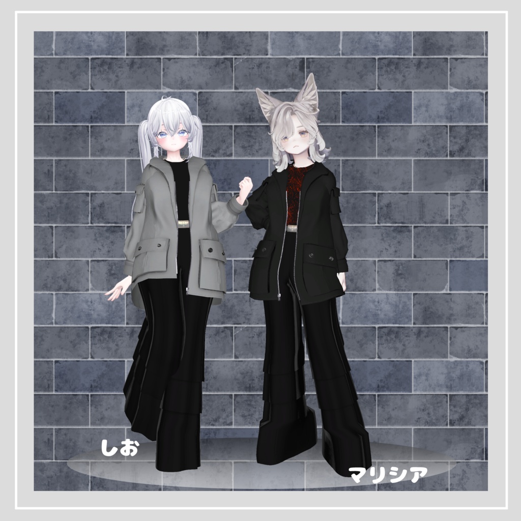 【18アバター対応】 Crimson Ar 【ミリタリー-ストリートパンツスタイル】