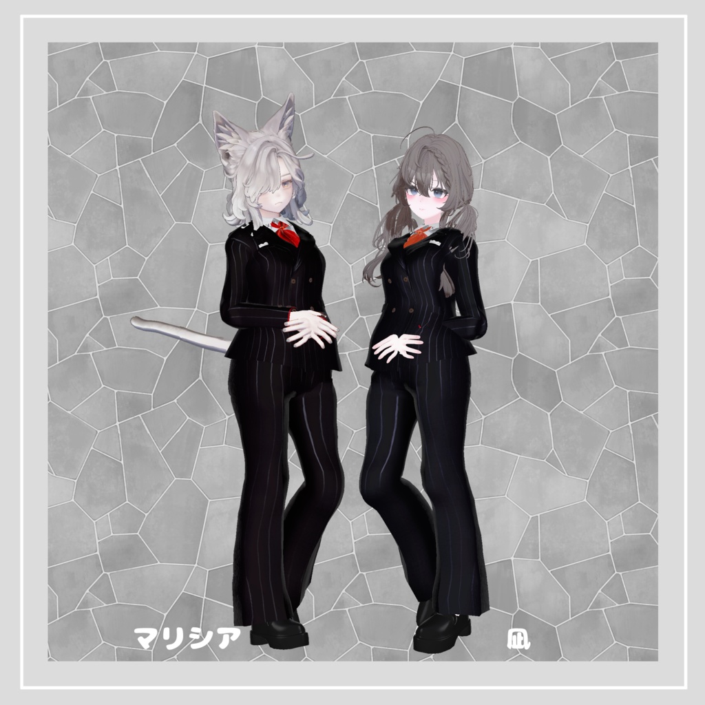 【複数アバター対応】 Hero's Rose 【フォーマル-クラシックパンツスタイル】