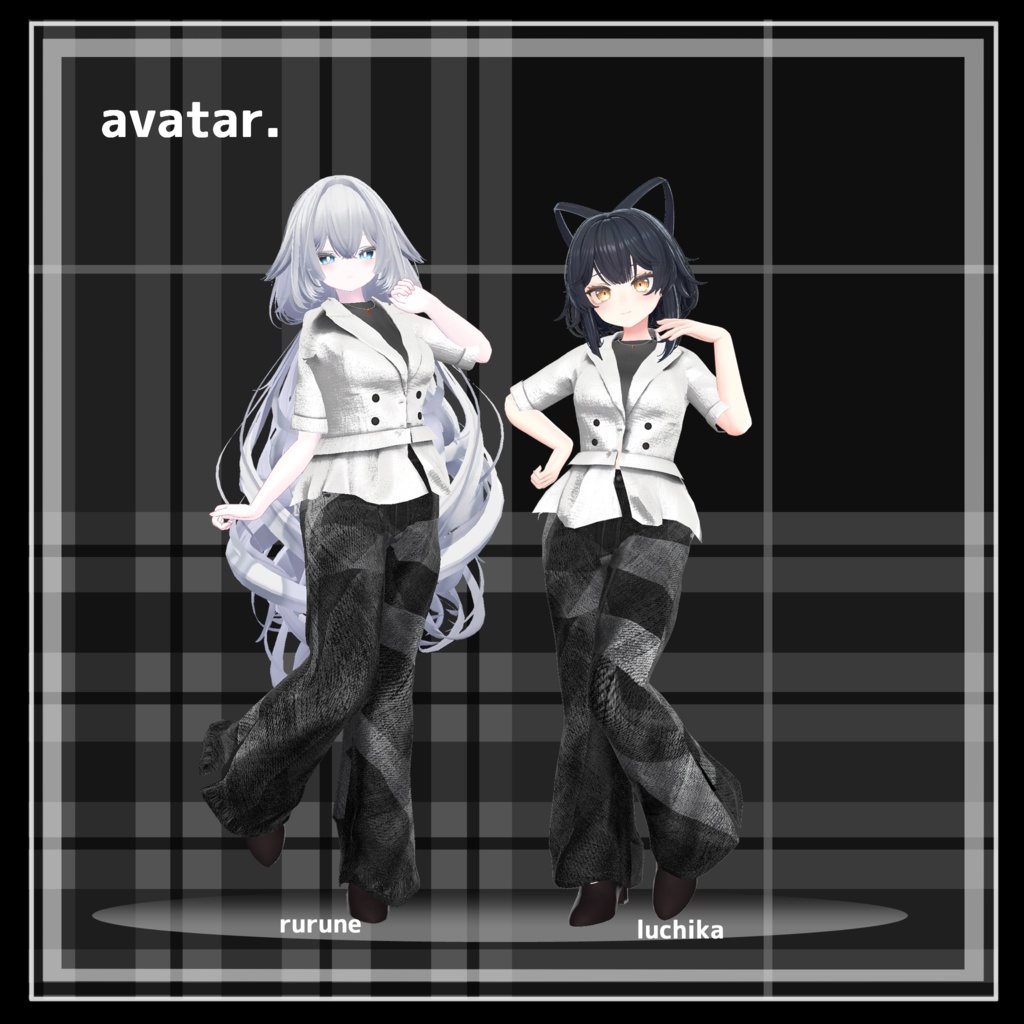 SAMPLE【アーバン/モード・パンツスタイル】 smart【複数アバター対応】 FREE