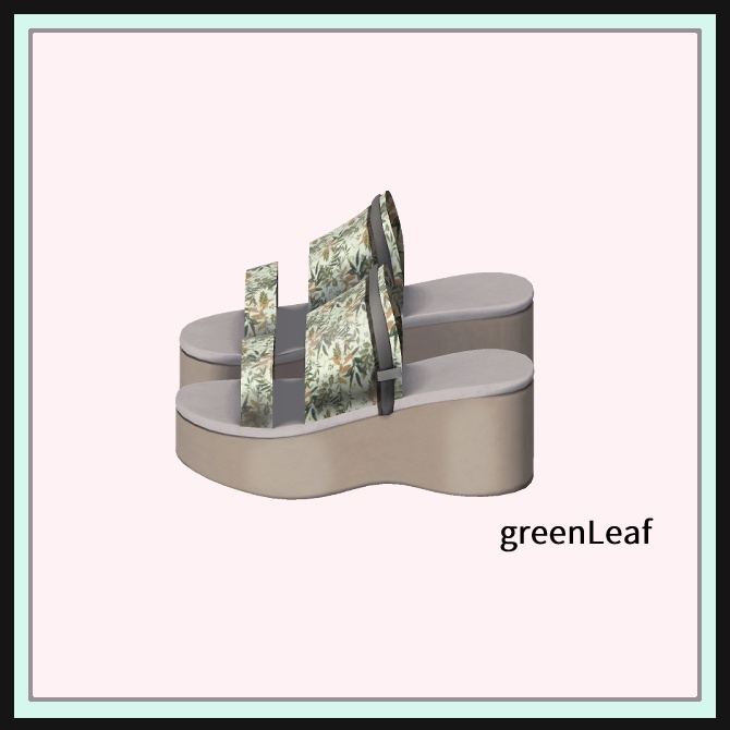 【複数アバター対応】 All season sandals -sandalsAU3-