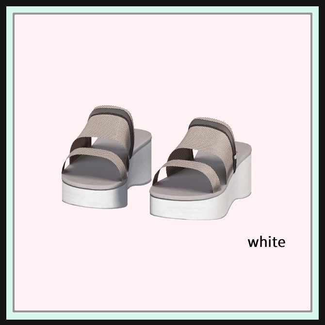 【複数アバター対応】 All season sandals -sandalsAU3-