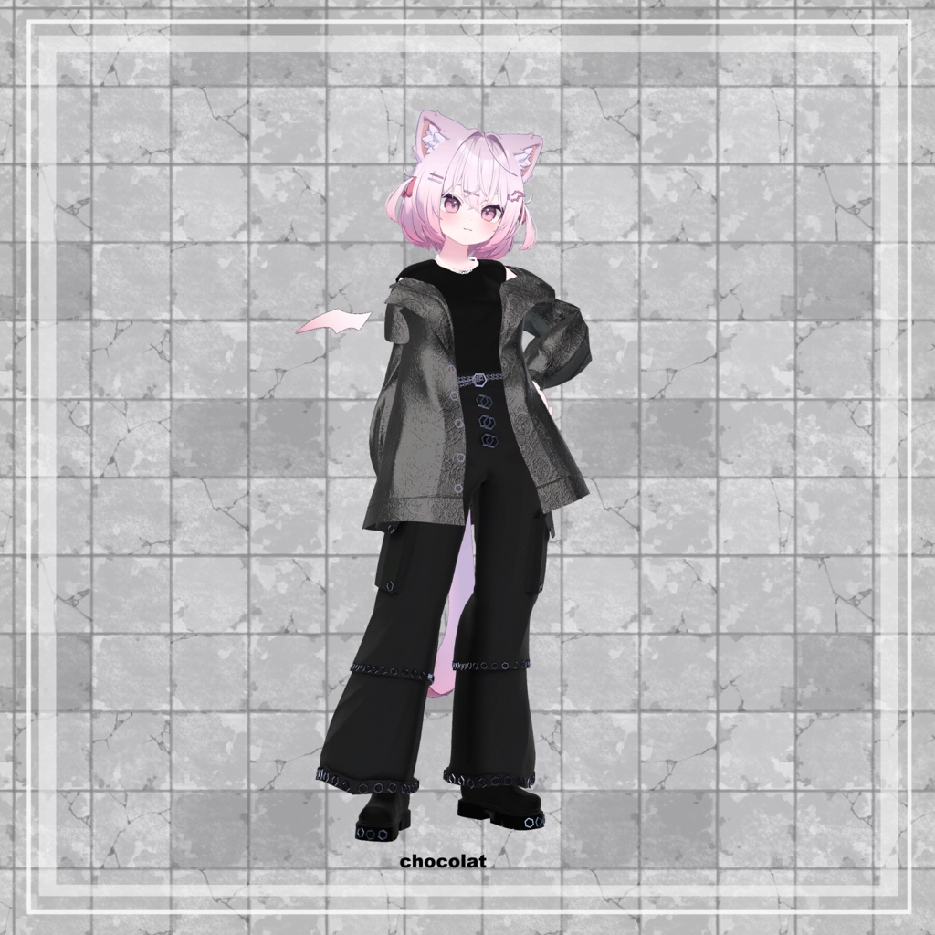 【ダークモード・パンツスタイル】Subcul Royal【複数アバター対応】