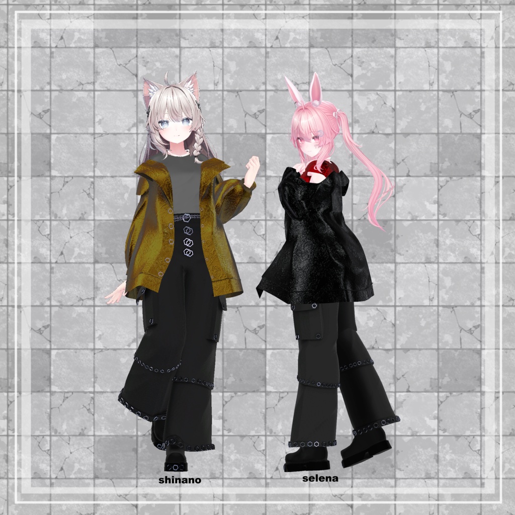 【ダークモード・パンツスタイル】Subcul Royal【複数アバター対応】