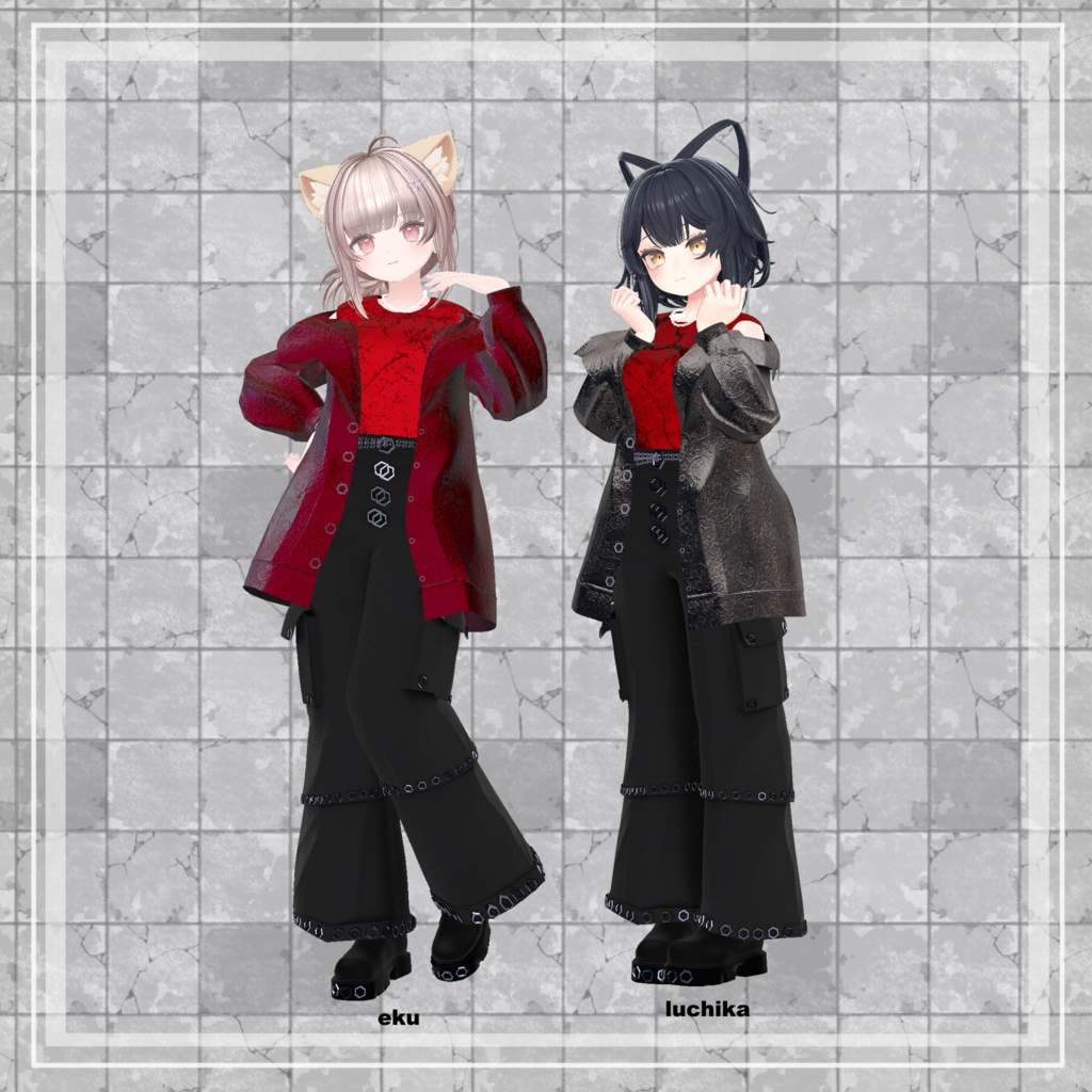 【ダークモード・パンツスタイル】Subcul Royal【複数アバター対応】
