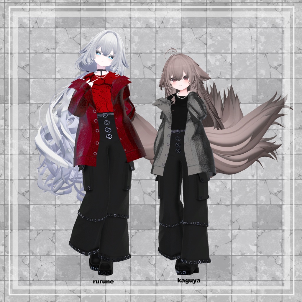 【ダークモード・パンツスタイル】Subcul Royal【複数アバター対応】