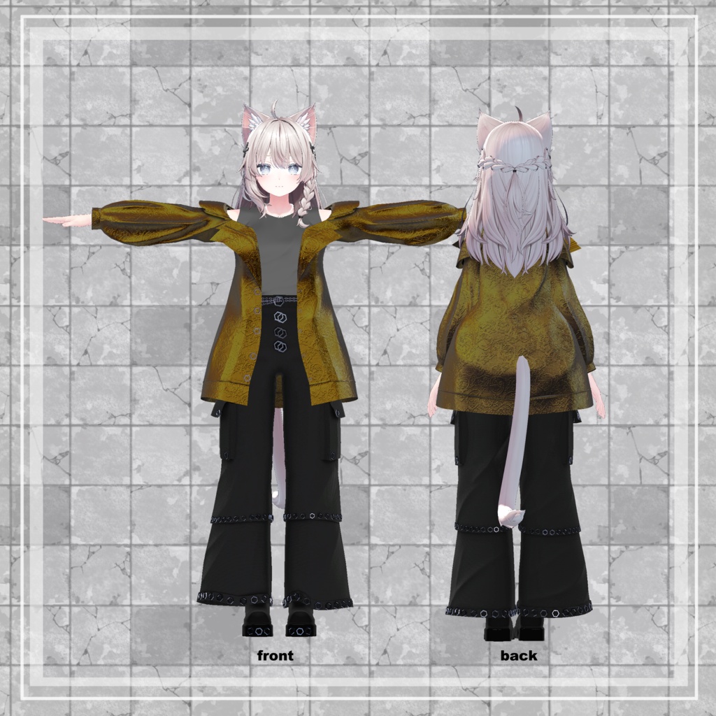 【ダークモード・パンツスタイル】Subcul Royal【複数アバター対応】
