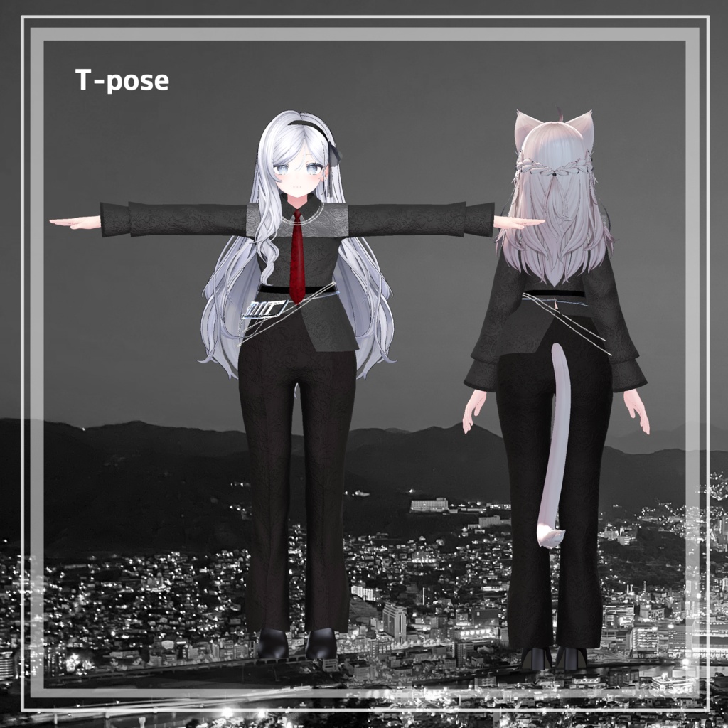 【ノーブル・フォーマルパンツスタイル】noctiluca2【複数アバター対応】