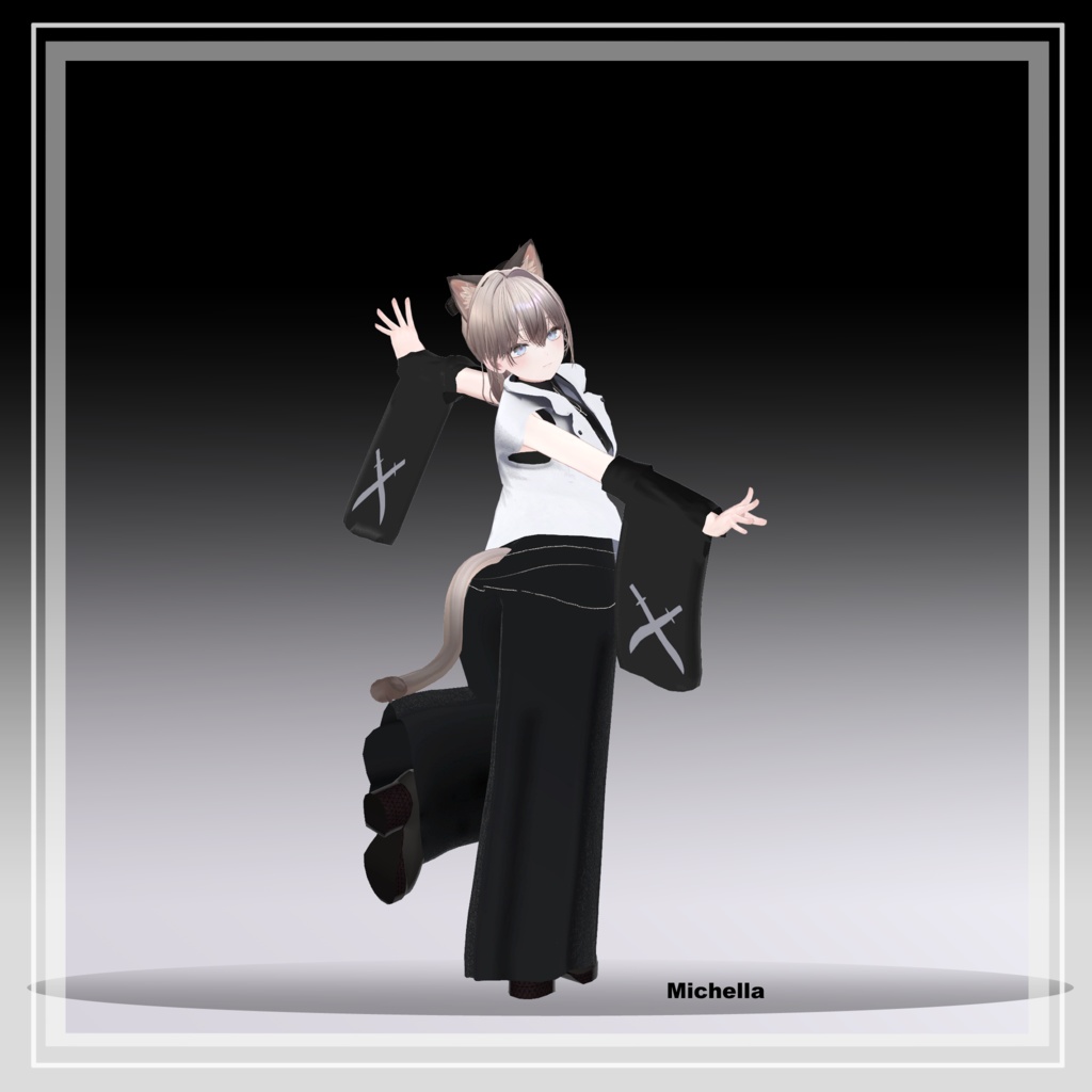 【和モード・モードパンツスタイル】wa【複数アバター対応】