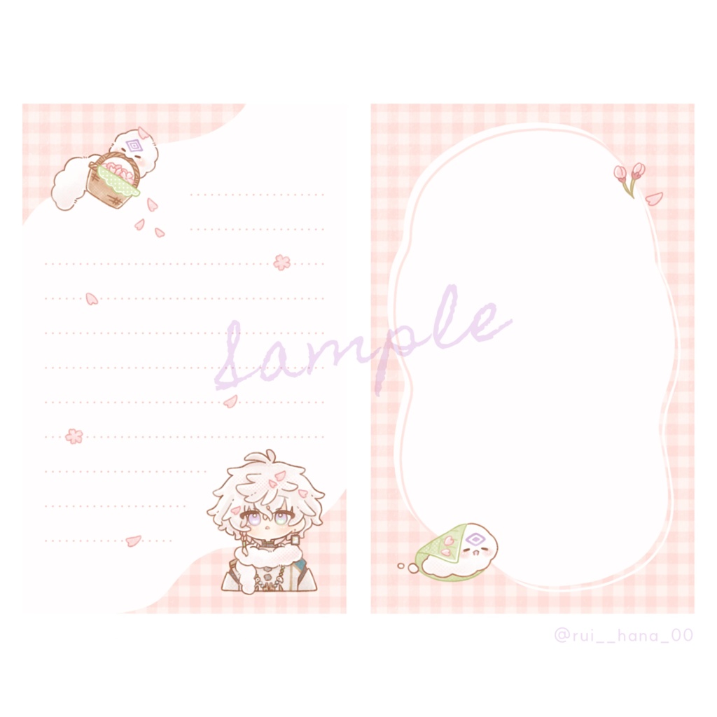 【非公式】お花見ミニ6メモ【叢雲カゲツ】