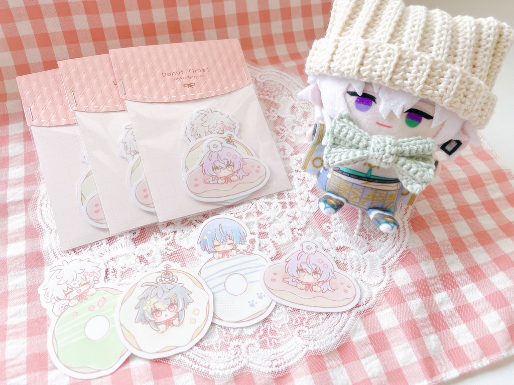 【非公式】ドーナツステッカーセット【Dytica】