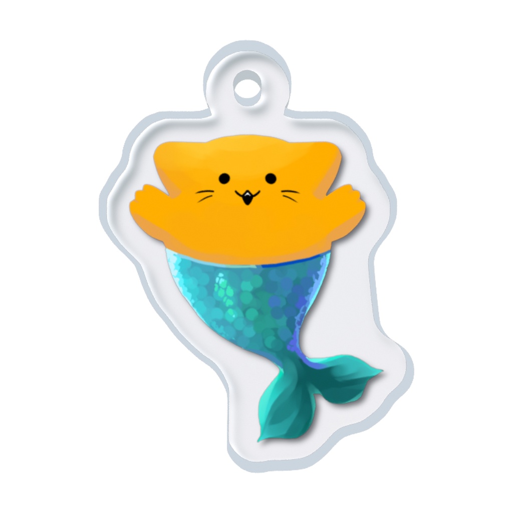 にゃんぷっぷーめじるしチャーム(人魚)