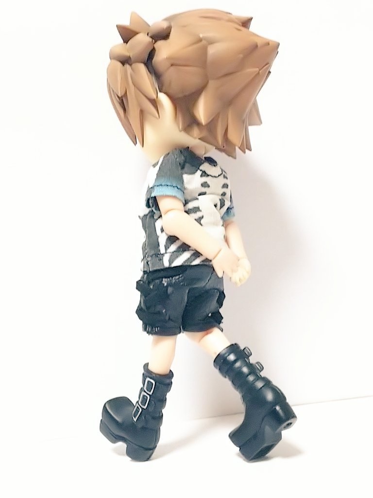 レザーショートパンツ2