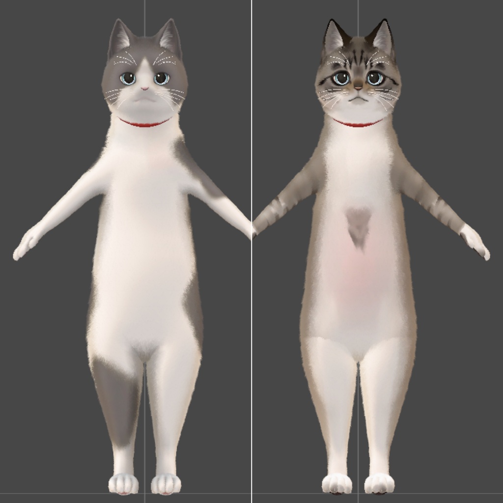 【VRC】にゃにゃまる対応シャムトラテクスチャ