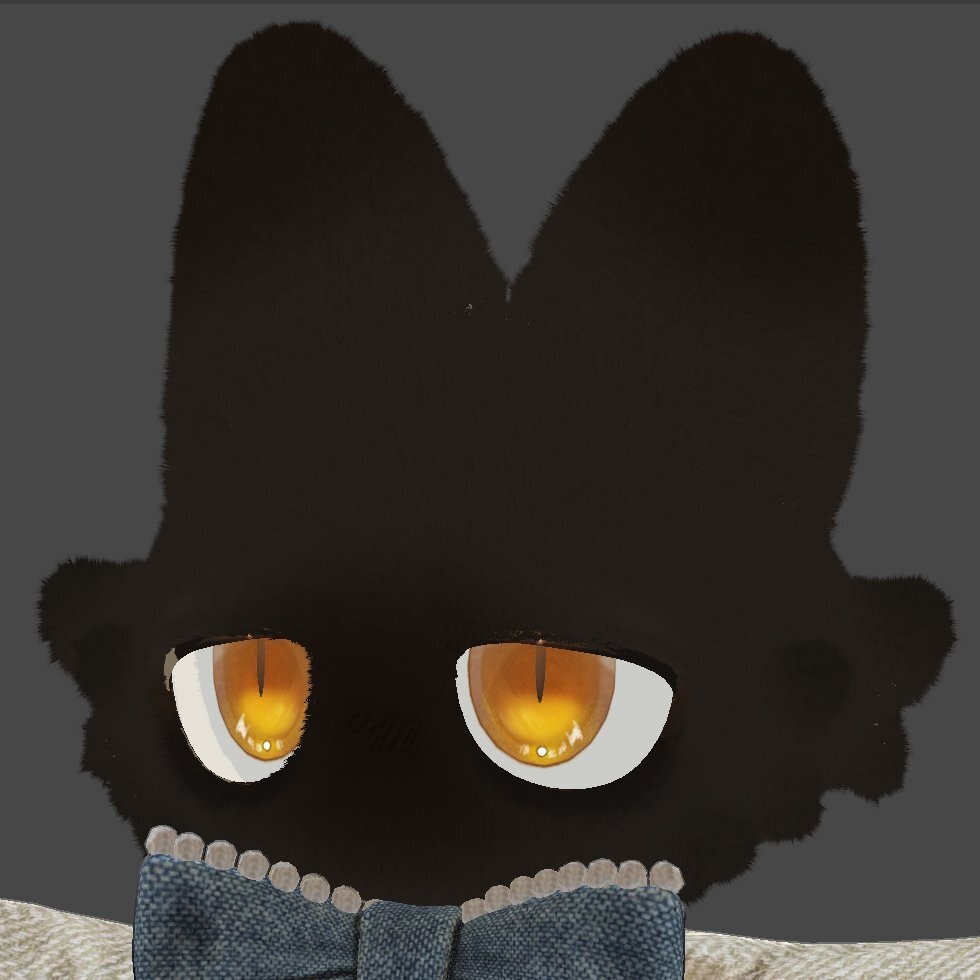 【VRC】フィニシフ専用黒猫化セット