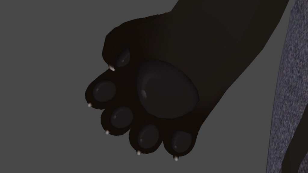 【VRC】フィニシフ専用黒猫化セット