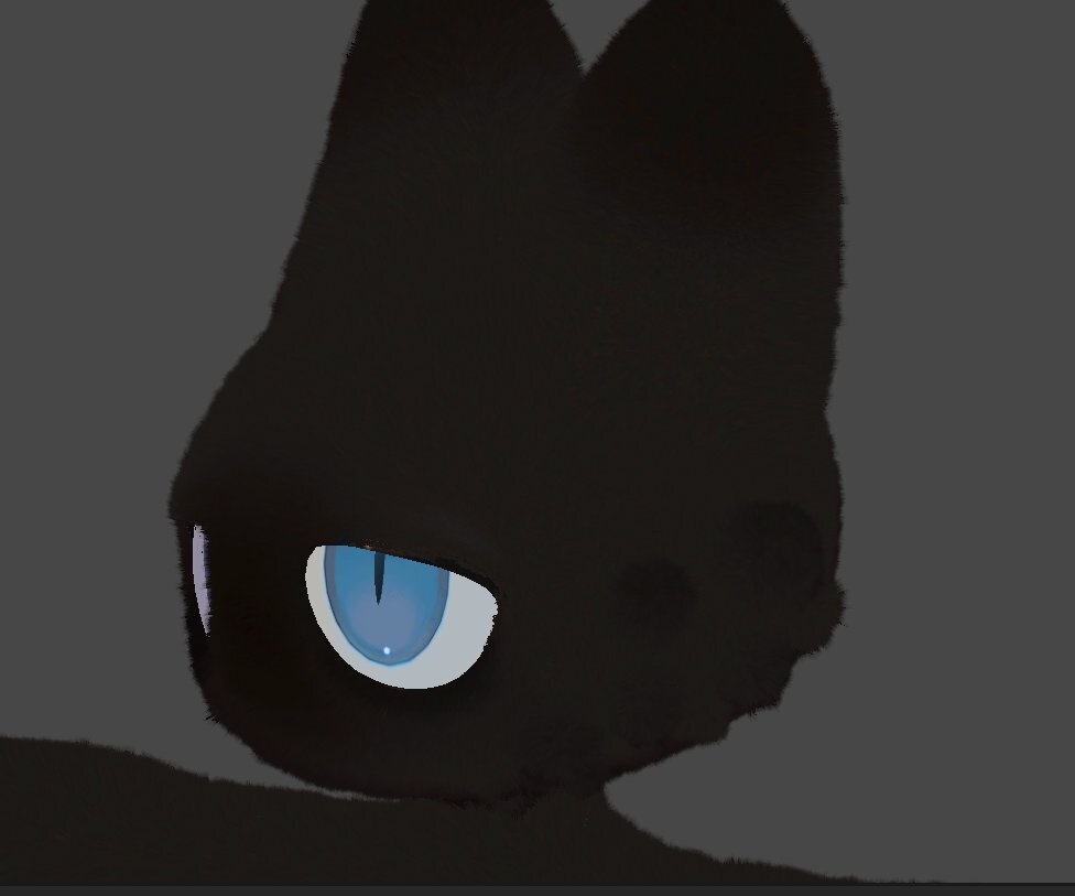 【VRC】フィニシフ専用黒猫化セット