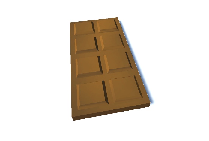 チョコレート3Dモデル