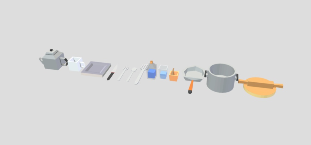 3D 料理道具 Lowpoly