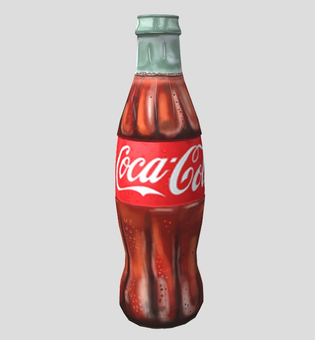3D（定型化）コカ・コーラ