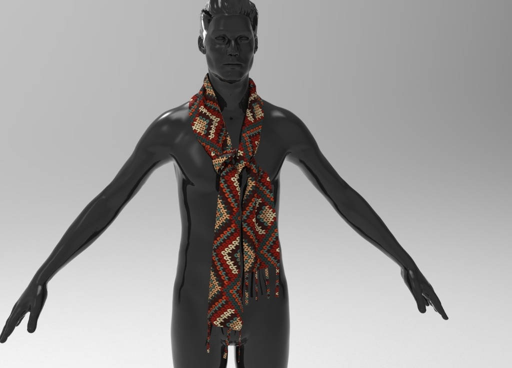 3Dスカーフ(6モデル)