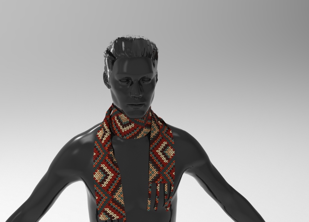 3Dスカーフ(6モデル)