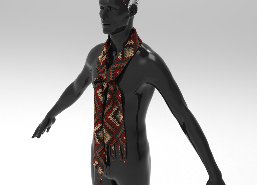 3Dスカーフ(6モデル)