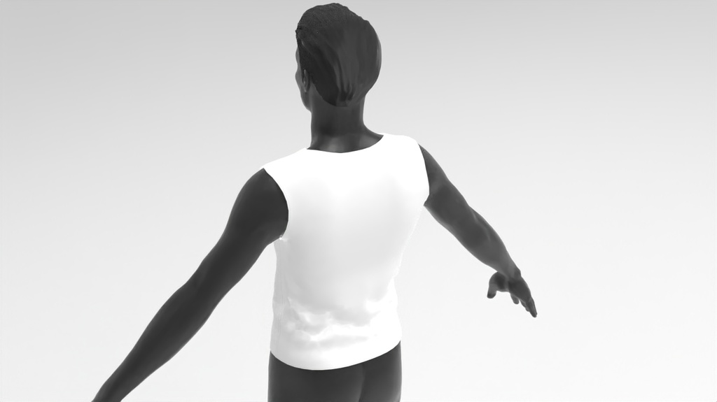 3Dシャツ(ノースリーブシャツ)