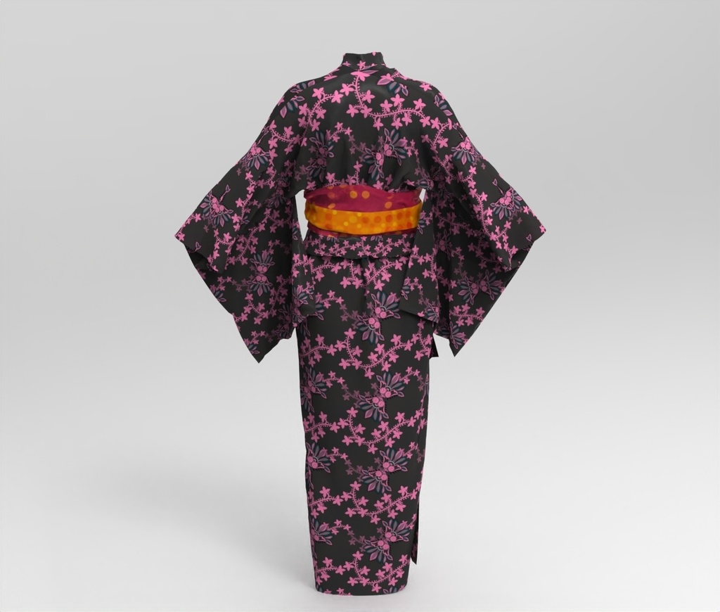 3D浴衣ドレス(女性)