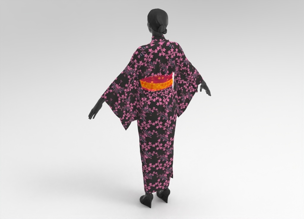 3D浴衣ドレス(女性)