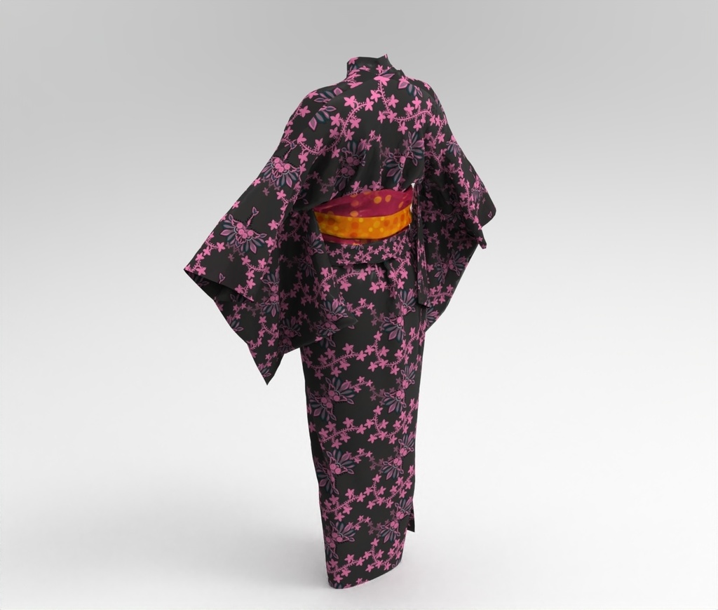 3D浴衣ドレス(女性)