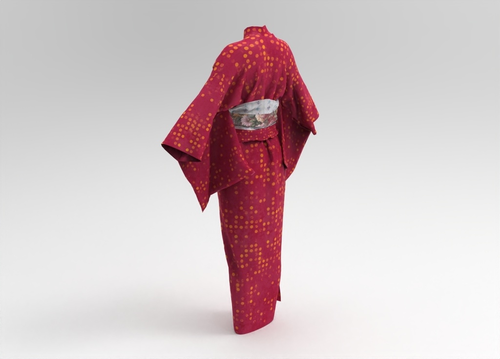 3D浴衣ドレス(女性)
