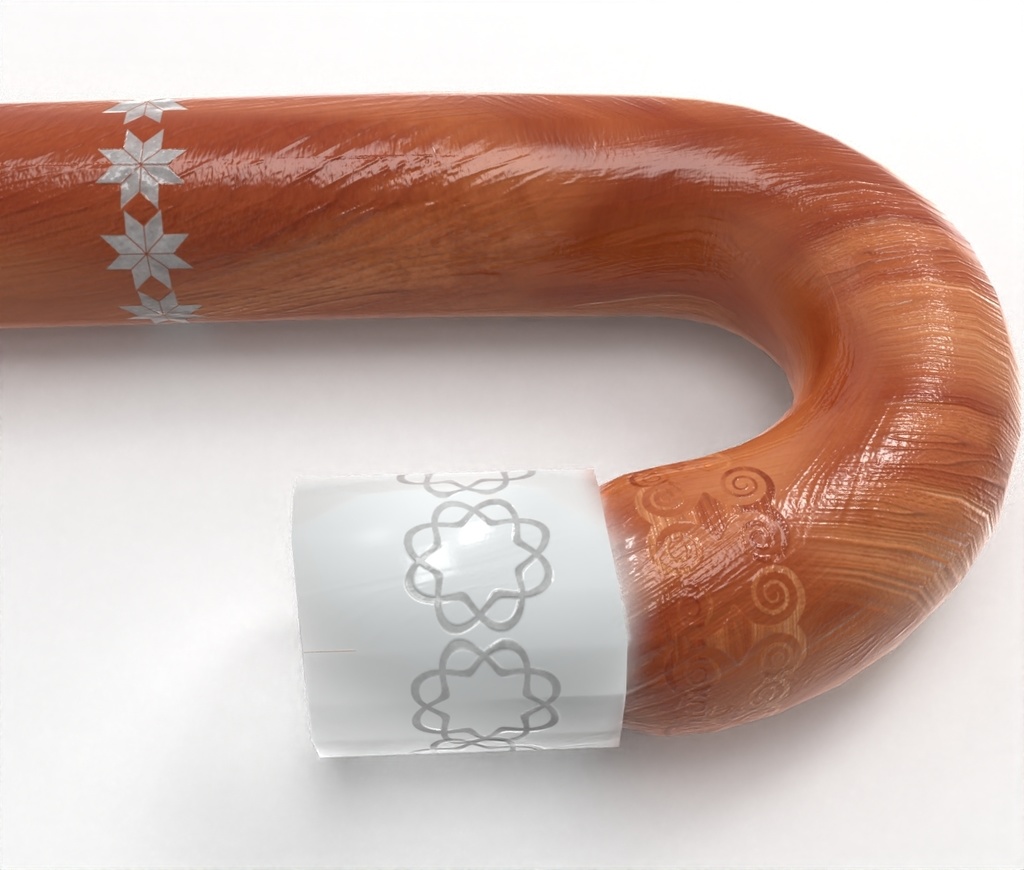 3D杖(4k解像度+ PBR素材)