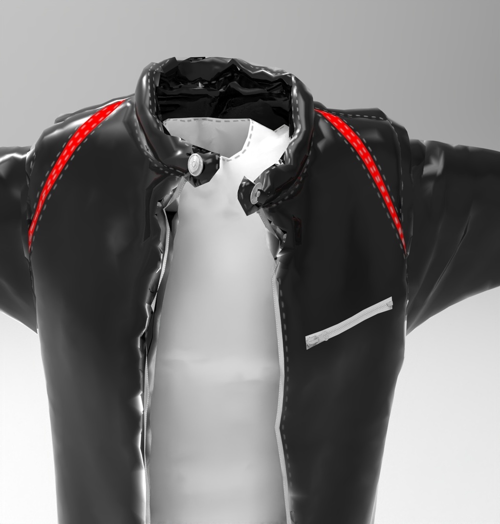 3Dジャケット+パンツ+シャツのフルセット