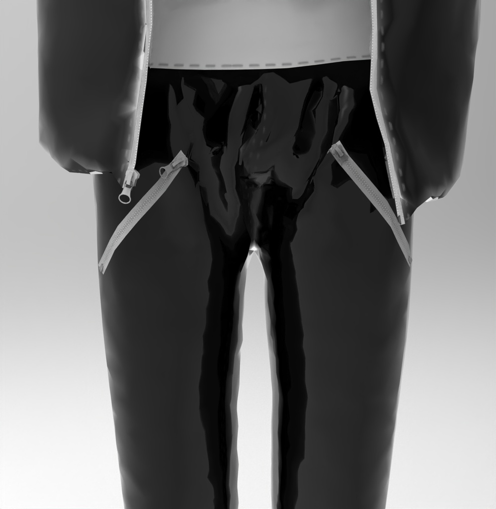 3Dジャケット+パンツ+シャツのフルセット