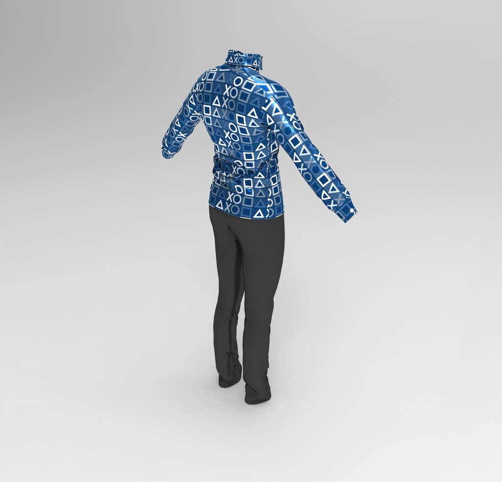 3D衣装【シャツ+パンツ(4色)】/ shirt + pant outfit