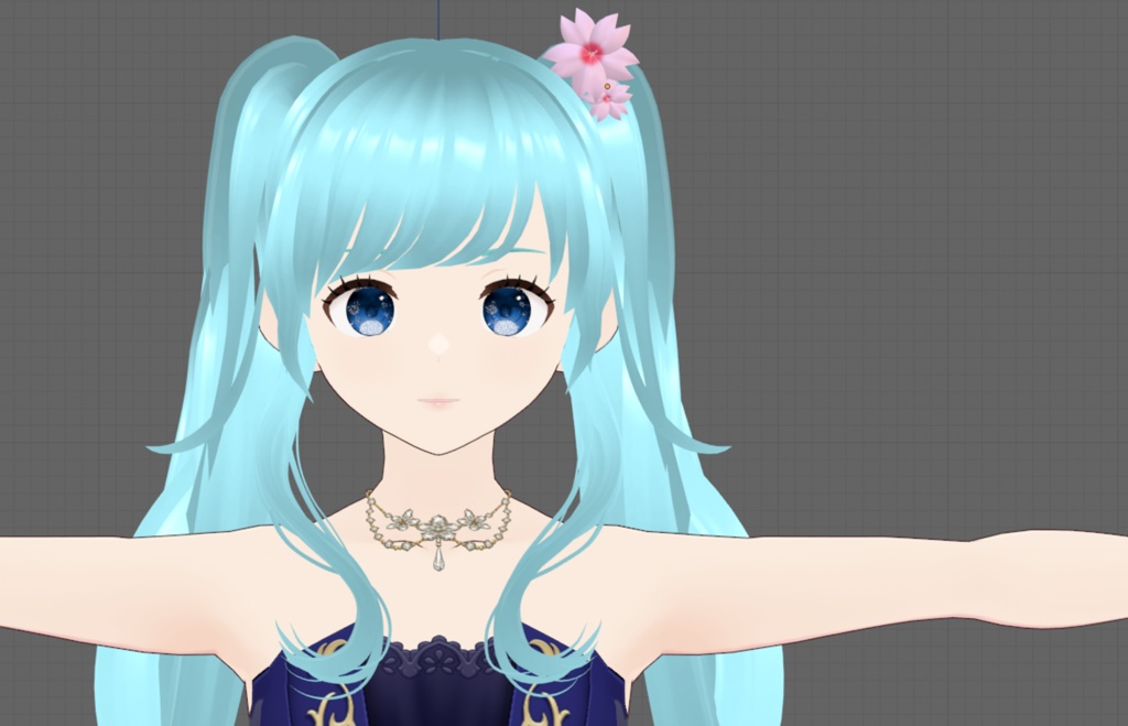 【3Dモデル】桜のアクセサリー