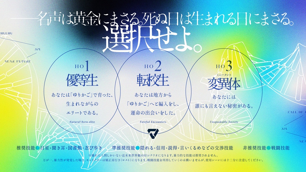 【CoC】潤わしの国【SF✖️秘匿HO】