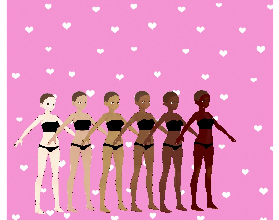 Basic skin tone set +