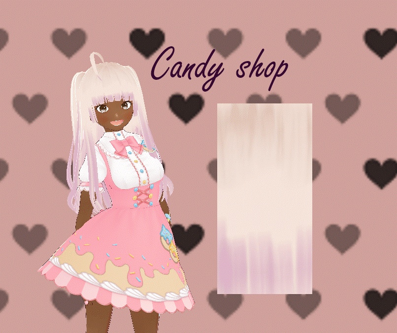 Candy shop hair texture for VRoid