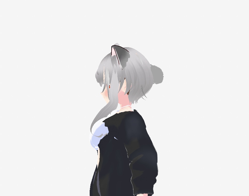 VRoid Bun hair