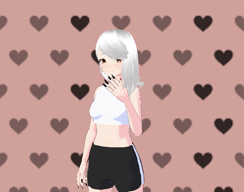 FREE VRoid long black nails