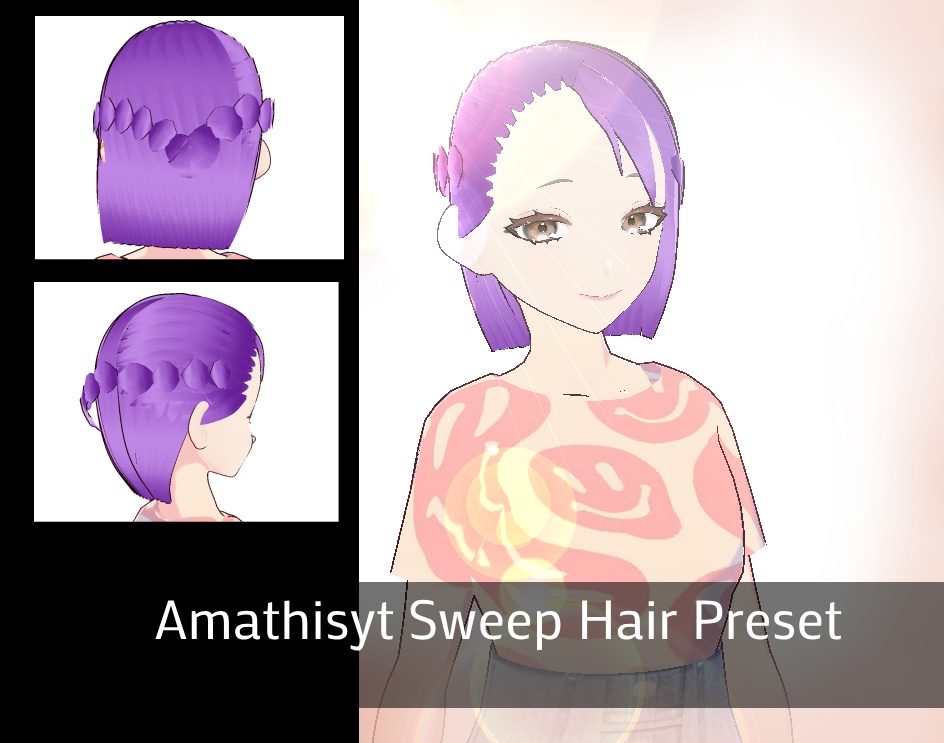 Amethyst Sweep Hair Preset  