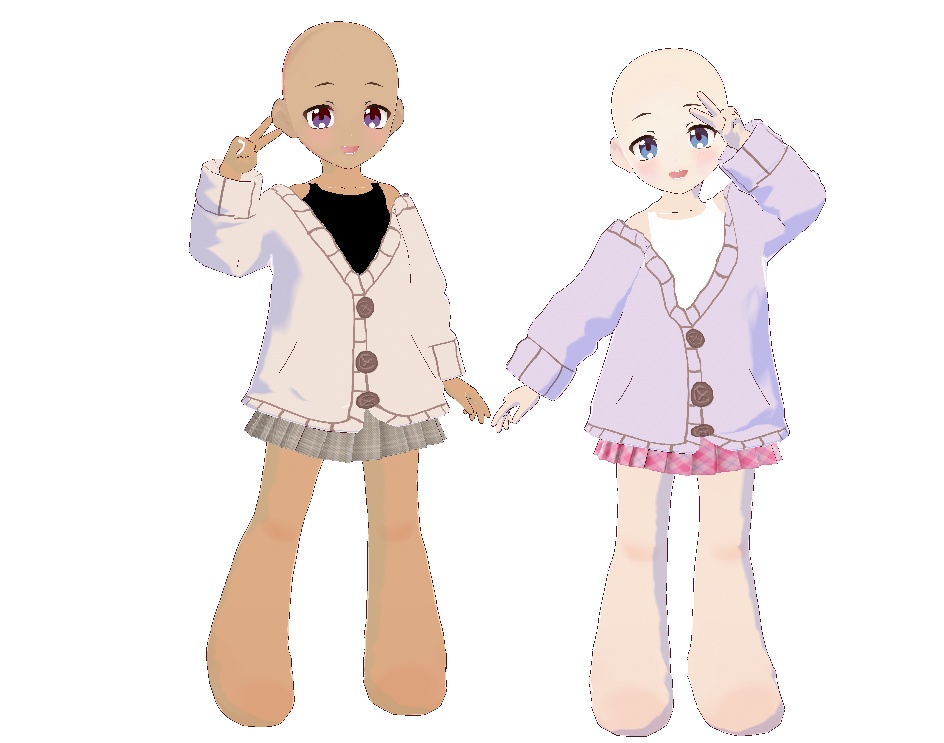 VRoid chibi bases .2 for VRoid